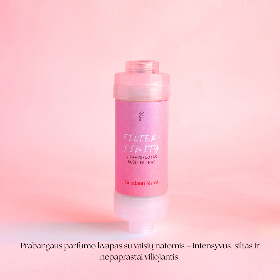 Vitaminizuotas dušo filtras